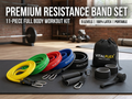 Elite Pro Resistance Band Set: Industrial-Strength Multi-Level Fitness Bands for Athletes