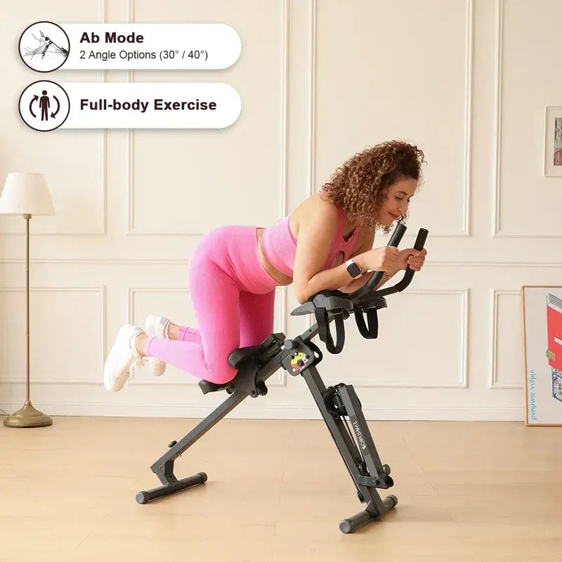 3-in-1 Smart Magnetic Rower: Multi-Function Rowing Machine for Full-Body Cardio & Strength